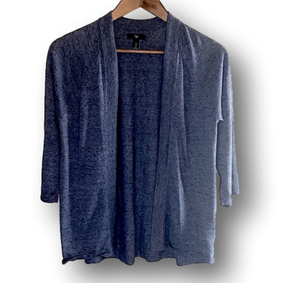 🎈$10 add on. Gap Grey Blue, open front cardigan. - Picture 2 of 5